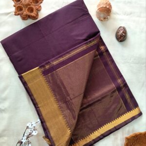Cotton Mangalgiri Saree - With Running Blouse Piece