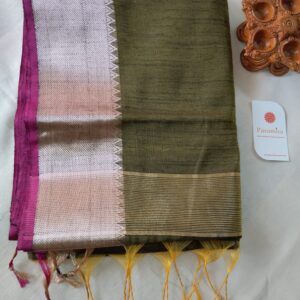 Silk Mangalgiri Saree – 6.5 Metres with Blouse Piece