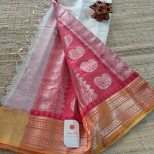 Kota Gadwal Handwoven Saree
