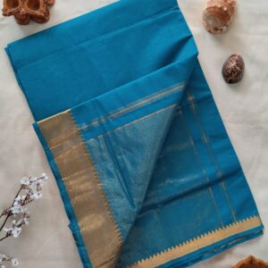 Cotton Mangalgiri Saree - With Running Blouse Piece